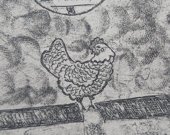 Original Etching Print – Hand Pulled Intaglio – Limited Edition Fine Art