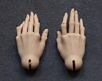 BJD hands 1:3 Tan (articulated fingers)