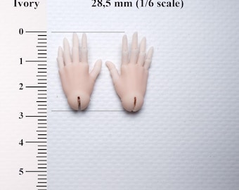 BJD hands 1:6 Normal Pink (articulated fingers)