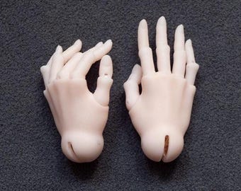 BJD hands 1:3 Normal Pink (articulated fingers)