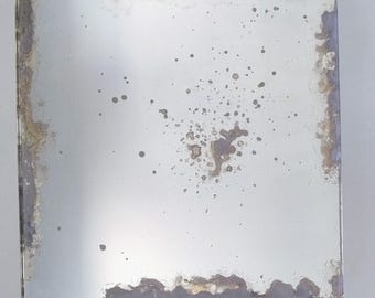 Azulejos de espejo envejecidos - tono plateado - hechos a mano, personalizables