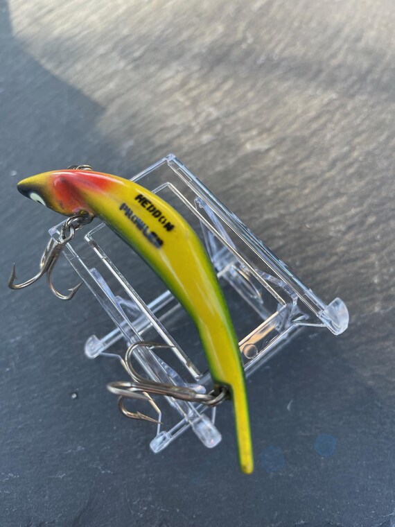 Leurre De Pêche Vintage Heddon PROWLER – Crankbait Cuivre 3,5″ – USA – Avec Hameçons