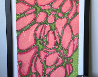 Piękna różowa medytacja