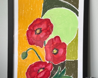 Retro Poppies