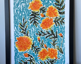 Jardín de caléndula