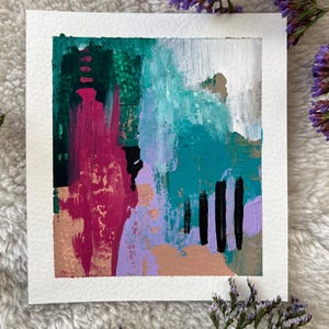 carta per acquerelli "Primavera II" - Carta, Arte, Regalo, Decorazione murale, Colori acrilici, Fai da te, Design