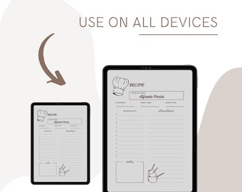Personalized Recipe Cards Template: Editable Canva Design (Digital Download)
