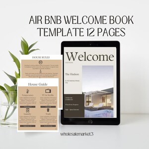 Airbnb Welcome Sign Bundle: Canva Template for Vacation Rentals (Digital Download)