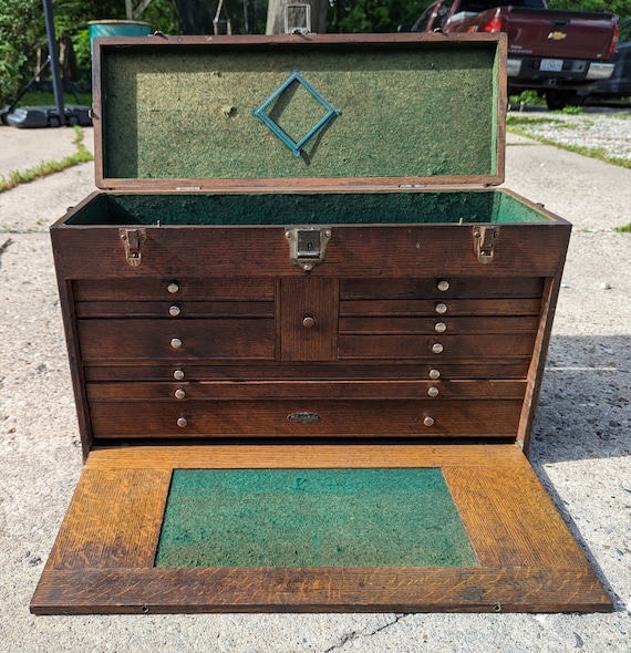 1940s to 1950s Gerstner & Sons Oak 11 Drawer Tool Chest - Etsy