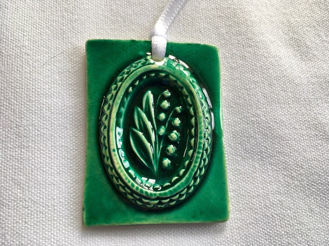 Green Mini Lilly of the Valley Tile - Etsy