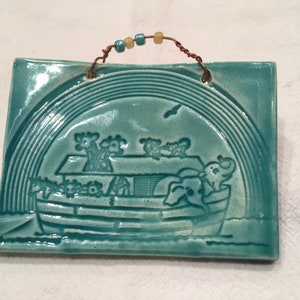 Turquoise Mini Noah’s Ark Tile