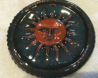 Round Green sun Tile