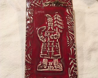 Red Santa Tile