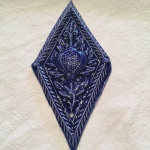 Blue Pomegranate Tile Ornament