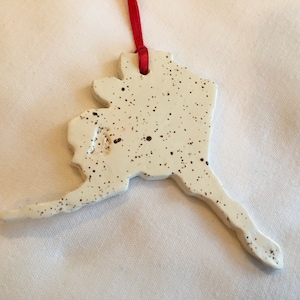 Matte Speckled Alaska Ornament