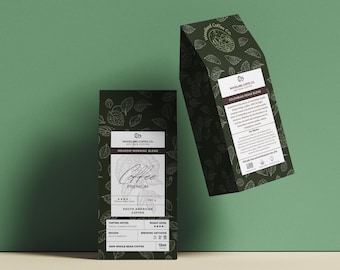 Wiesenmorgenkaffee, mitteldunkler Bio-Röstkaffee, südamerikanische Mischung, gemahlene und ganze Bohnenoption, Woodland Coffee Co, Lebensmittelgeschenk