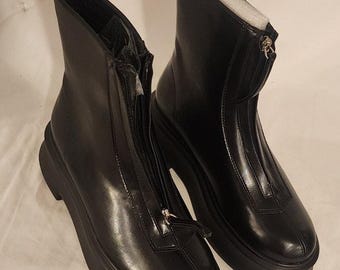 Botines de plataforma para mujer Coutgo, color negro, talla 10 – Nuevos en caja