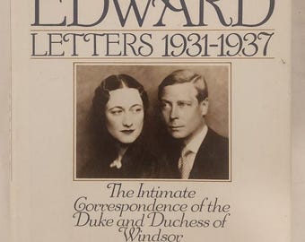Wallis y Edward: Cartas 1931–1937 – Primera edición 1986, tapa dura