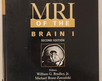 Resonancia magnética cerebral, volúmenes 1 y 2, 2.ª edición, 2001, tapa dura, como nuevo.
