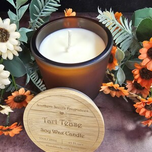 Vela de cera de soja Tart Tease, hecha a mano, 10 oz