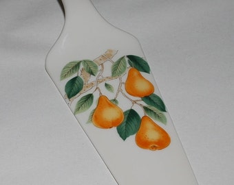 A Christmas Partridge Solid Ceramic Cake Server by Sadek