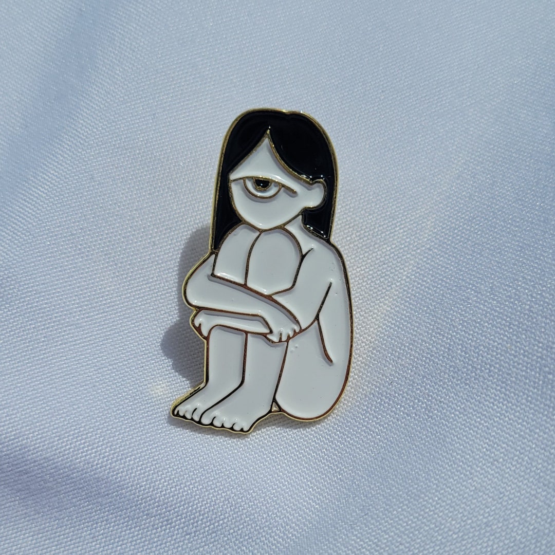 Curled up Cyclops Pin - Etsy