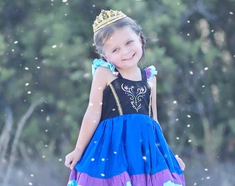 Princess Anna Frozen Dress, Princess Dress for Birthday, Frozen Toddler  Dress, Princess Anna Birthday, Girls Anna Dress, Anna Frozen Toddler - Etsy
