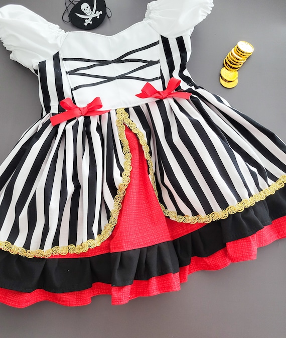white christmas dresses Pirate Skull Girl Twirl Dress main image 0