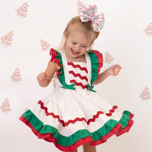 Christmas Tree Cake Dress, Christmas Dress, Girls Christmas Tree Cake Dress, Girls Christmas Dress, Baby Christmas Dress, Baby Tree Dress