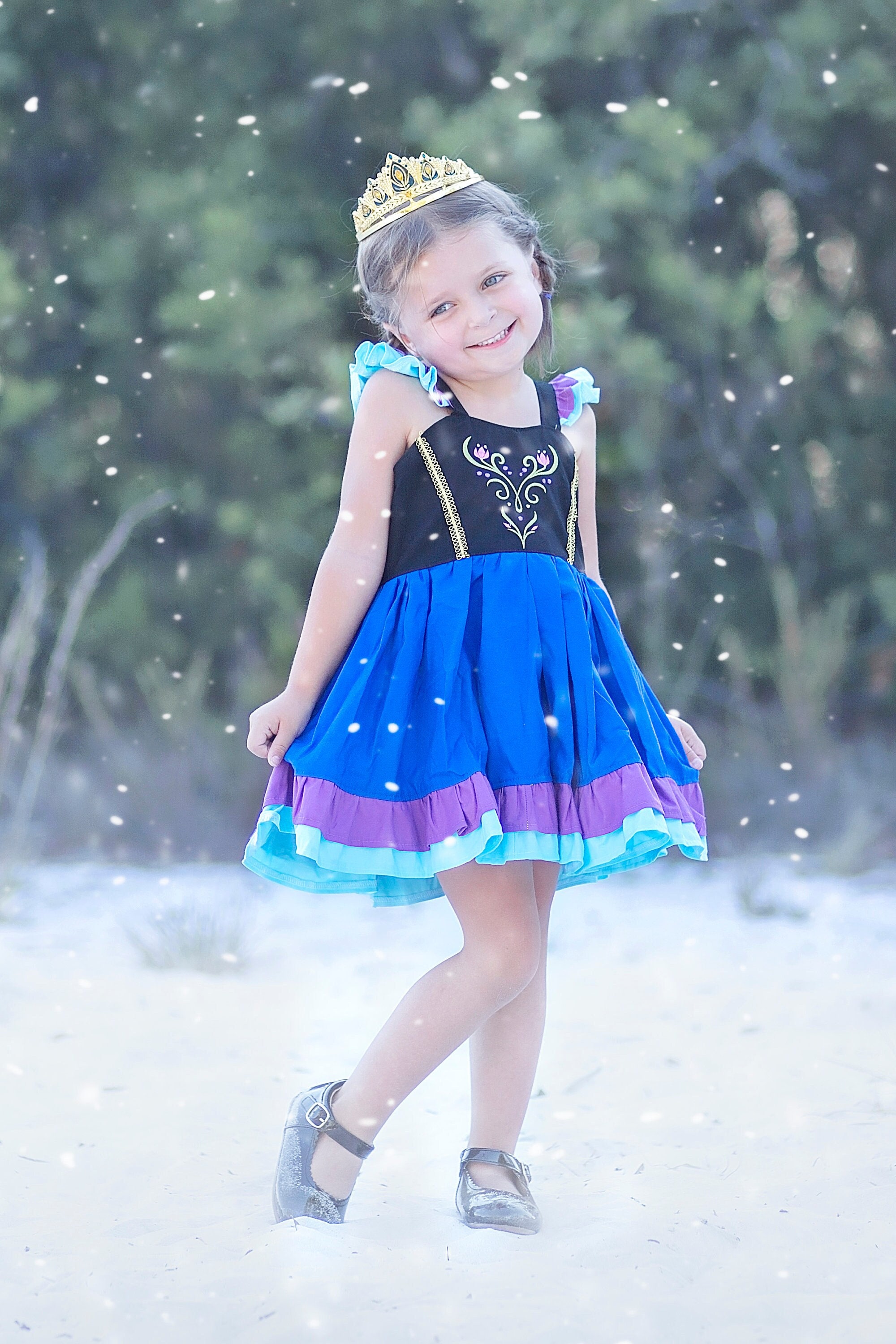princess anna birthday dress Inspired Anna Dress Fever Birthday Anna Cosplay Costume
