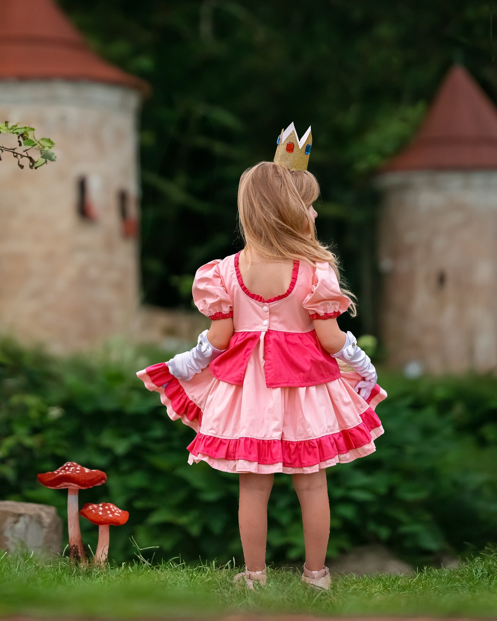 Princess Peach Costume For Kids