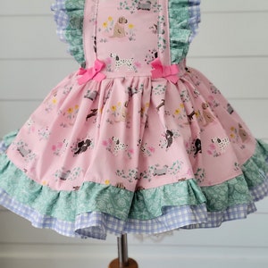 Vestido de cachorro para meninas, Vestido de cachorro para bebês, Vestido Let&#39;s Pawty, Vestido de aniversário, Vestido de festa de aniversário para cachorro, Fur Ever Young, Woof, Vestido de cachorro, Pegada de pata