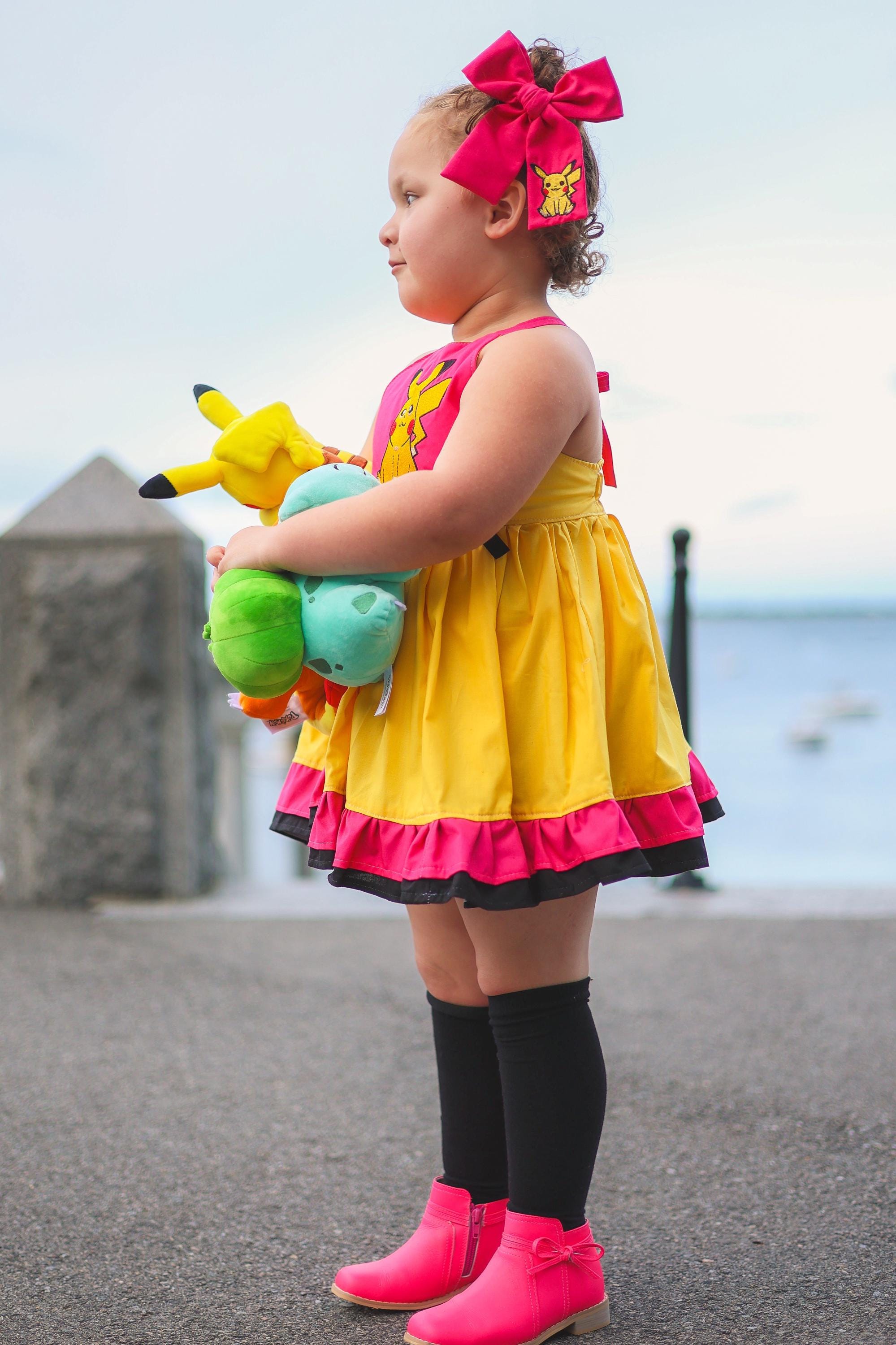pikachu plushie dress girl Pikachu Doll Dress
