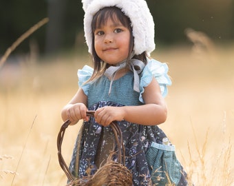 Girls Owl Dress, Girls Fall Dress, Owl Outfit, Girls Thanksgiving Dress, Owl Dress, Birthday Dress, Girls Forest Dress, Girls Green Dress