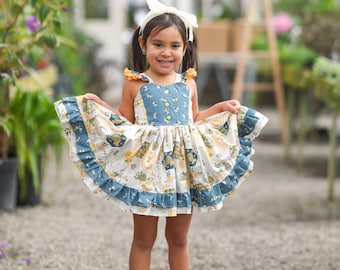 Vestido de abeja para niñas, vestido de abeja, vestido de fiesta de abejas, vestido de abeja para bebés, vestido de abeja feliz, vestido de abeja para bebés, vestido de abeja lindo