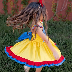 Princess Dress, Princess Inspired Dress, Snow White, Snow White Dress, Inspired Dress, Princess Party, Princess Birthday, Party Dress image 5