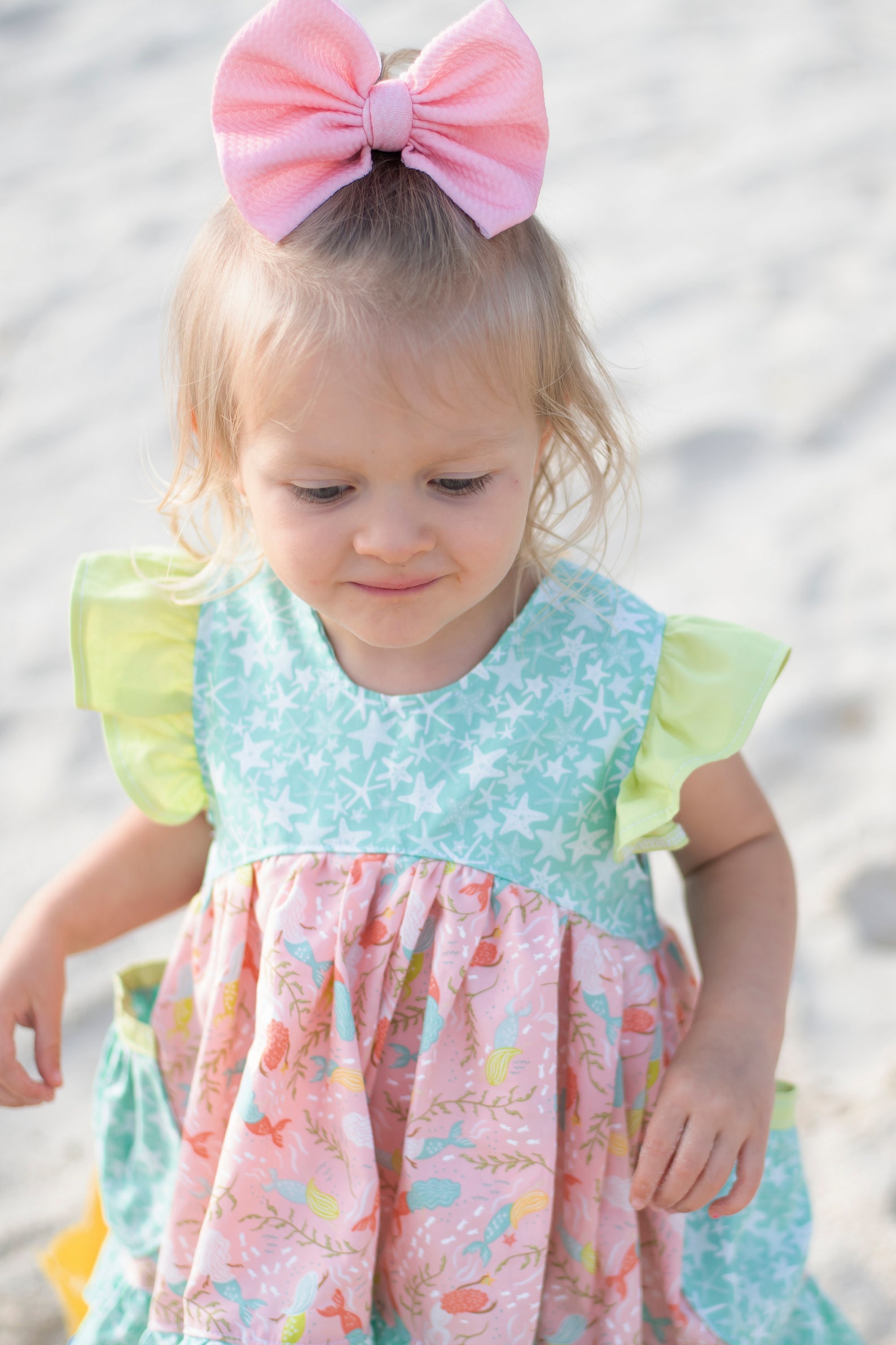 Girls Mermaid Dress Baby Mermaid Dress Beach Dress Toddler - Etsy