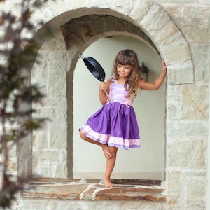 Rapunzel Dress, Girls Rapunzel Dress, Baby Rapunzel Dress, Tangled, Punzie Dress, Princess Dress, Halloween Costume, Rapunzel Costume