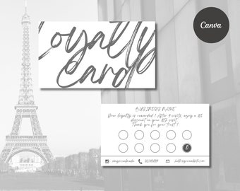 tarjeta de fidelización empresarial elegante, tarjeta de fidelización de clientes, tarjeta de pequeña empresa