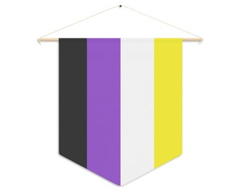 Non Binary Flag Pennant