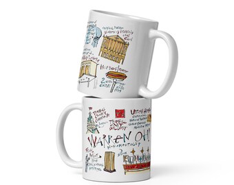 Warren Ohio Coffee Mug | Hometown Landmarks Mug