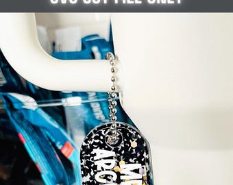 Archivo de corte digital de etiqueta para agitador de vaso - SVG para máquinas láser y de corte