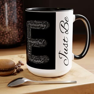 Canecas de café Just Be Two-Tone, 15oz