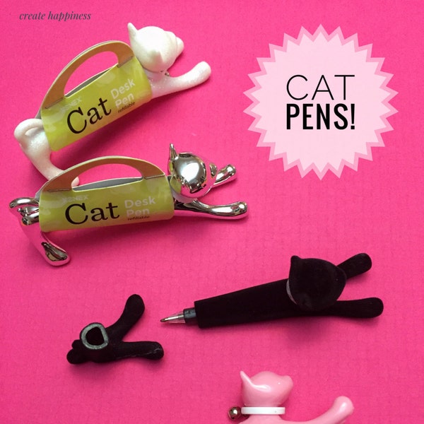 Cat Office Supplies Etsy