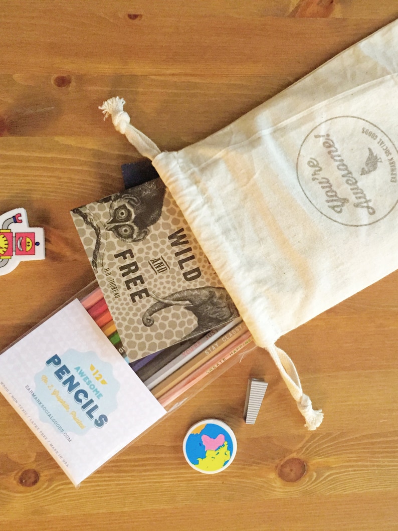 Awesome Stationery Gift Set Writers Gift Set Cool Teacher Etsy