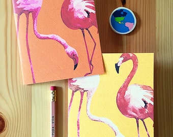 Flamingo Tropicale Caribbean inspired pocket-sized travel notebook