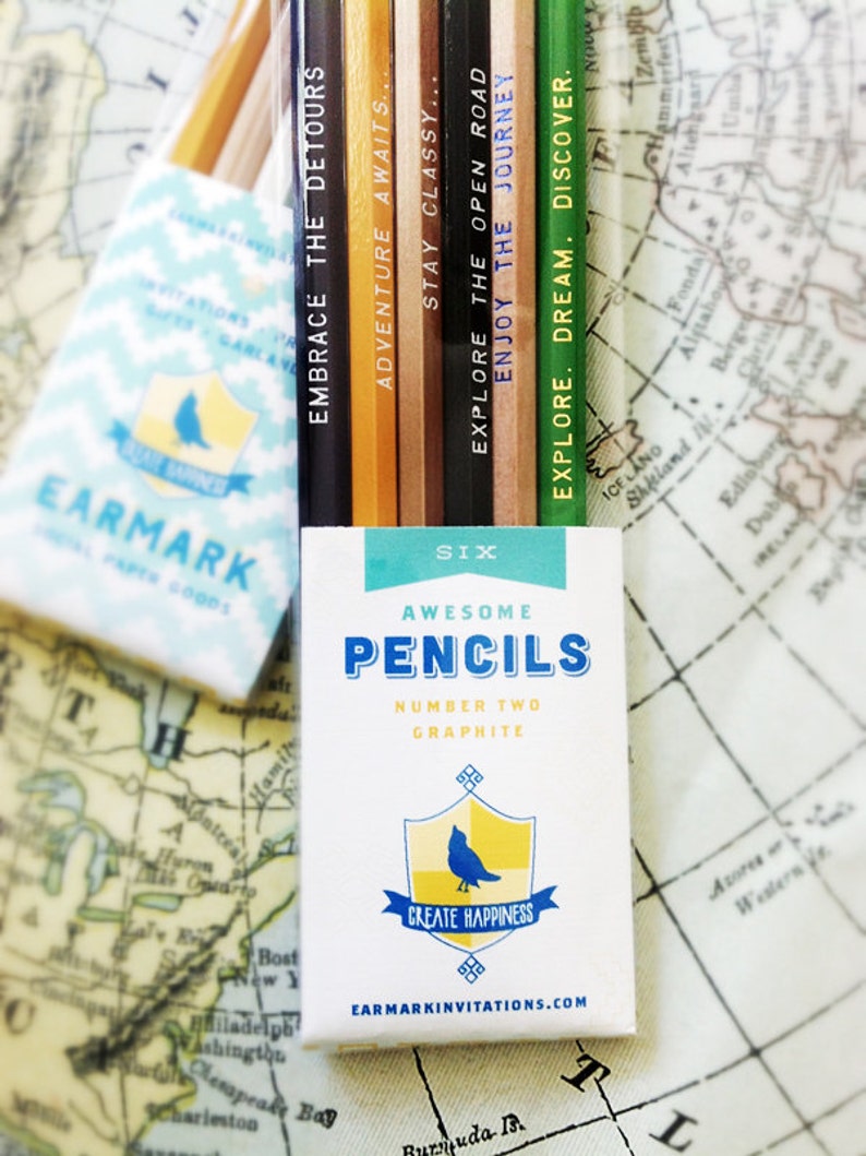 6 Stay Classy Gold Pencils Inspired by Ron Burgundy from Anchorman, great gift for dad, fathers day gift, classy dad, funny dad, silly gifts image 5