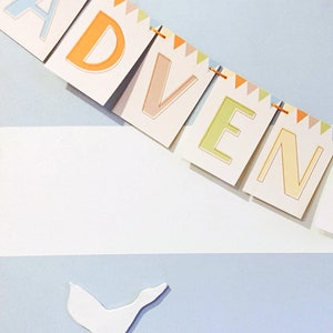 Adventure Awaits Garland Text Party Banner, UP theme decor, UP birthday, Disney hotel decor, adventure is out there, bon voyage decor image 8
