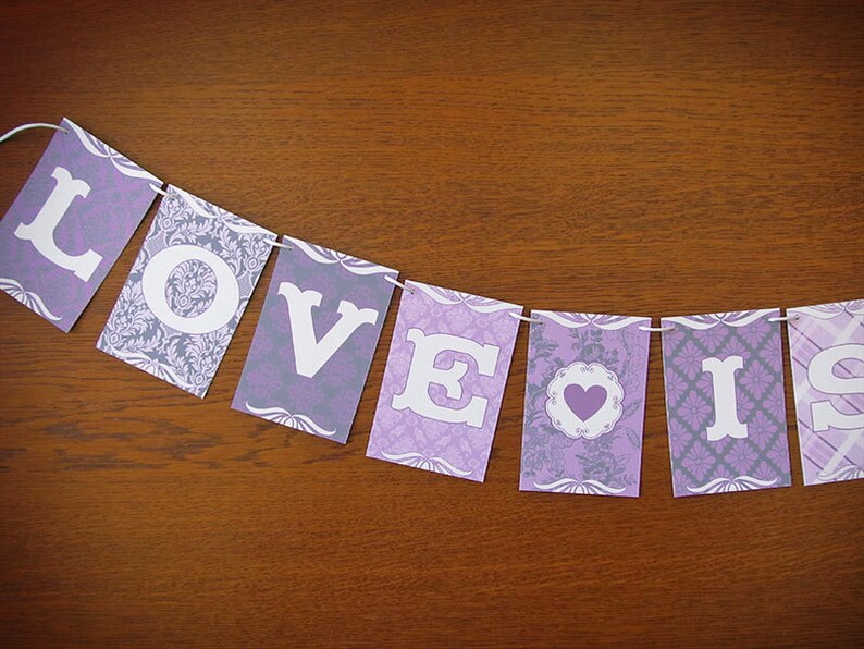 Lovely Lilac Romantic Garland Wedding Garland Lilac Decor Etsy