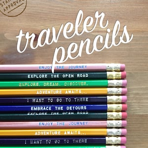 12 Mix Match Engraved Pencil Set, funny pencils, tv show quotes, teacher gift, gifts under 20, back to school gift, fun school supplies image 7